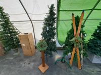 7 Ft Display Unlit Artificial Tree and Wreath Hanger