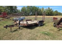 2013 Titan 16 Ft T/A Flat Deck Trailer