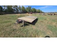 12 Ft S/A Flat Deck Utility Trailer