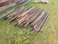 (30±) 3-4 Inch X 6 Ft Treated Used Posts