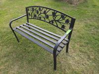 Metal Decorative Garden Bench