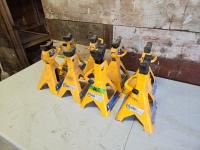 (6) 2 Ton Axle Stands & (2) 3 Ton Axle Stands