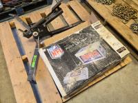 Skeet Thrower & NFL Metal Foot Locker (unused)