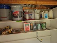 Qty of Misc Painters Supplies, Antifreeze, Pails & Misc Items