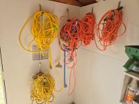 Qty of Electrical Extension Cords and Rope