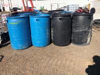 (4) Poly Barrels