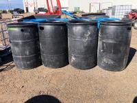 (4) Poly Barrels