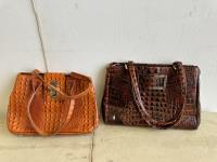 (2) Vintage Italian Crocodile Purses