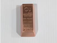 1 lb .999 Fine Copper Bar