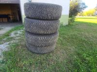 (4) 265/70R16 Nokian Studded Tires On Rims