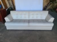 White Leather Sofa