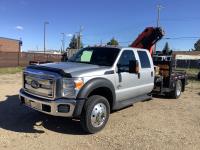 2012 Ford F550 4X4 Dually Crew Cab Picker Truck