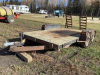 Shop Built T/A Flat Deck Utility Trailer