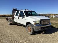 2004 Ford F450 XL 4X4 Crew Cab Flat Deck Truck