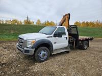 2011 Ford F-550 XLT 4X4 Dually Regular Cab Picker Truck