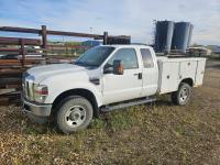 2008 Ford F-350 XLT 4X4 Extended Cab Service Body Truck