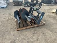 Wolverine Skid Steer Hydraulic Auger Drive and Bits