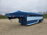 1986 Trail King 30 Ft T/A Stock Trailer