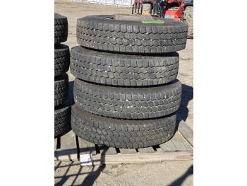 (4) Fargo 11R22.5 Tires with 10 Bolt Steel Rims