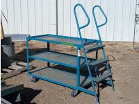 Wheeled Metal Stock Picking Cart