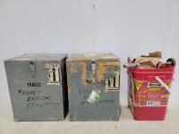 (2) Wooden Shipping Boxes and Qty of Hand Tools