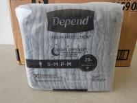 Mens Size Small Depends Underwear