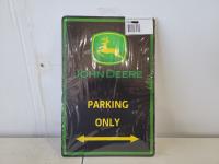 John Deere Parking Tin Sign