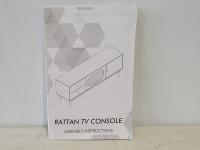 Rattan TV Console