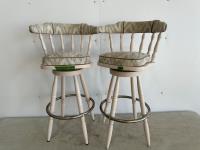 (2) Swiveling Bar Stools