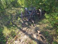 Steel Wheel Wagon Parts and Buggy Frame with Axles