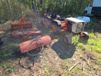 (2) Case 446 Garden Tractors with Attachments