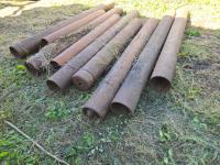 (9) Pieces of 6 Inch Casing Various Lengths