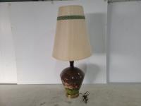 Vintage Fire Glazed Lamp