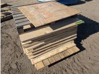 Qty of 4 Ft X 4 Ft Pieces of 3/8 Inch Plywood