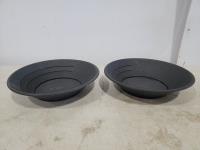 Set of Gold Pans - Black