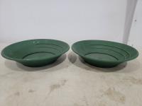 Set of Gold Pans - Green