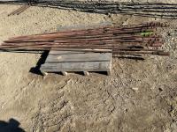 (11) ± 8 Ft Sucker Rod Fence Posts