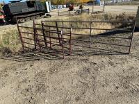 (3) Medium Duty 5 Bar Prairie Gates On Steel Posts