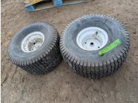 (2) Carlisle Turf-Saver 20X10.00-8 Tires