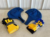 (2) FR Hardhat Liners (4) Pairs of Work Gloves