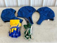 (3) FR Hardhat Liners (4) Pairs of Work Gloves