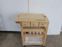 Wooden Kitchen Cart