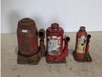 20 Ton, 6 Ton and 3 Ton Bottle Jacks