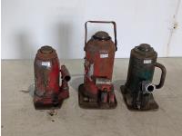 (2) 20 Ton and (1) 10 Ton Bottle Jacks