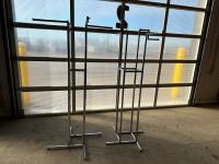 (2) 4 Branch Clothing Racks