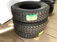 (3) Grizzly 225/70R19.5 Tires