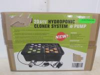 20 Site Hydroponic Cloner System with Pump