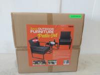 3 Piece Outdoor Patio Set