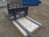 48 Inch Pallet Forks - Skid Steer Attachment