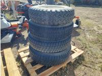 Qty of (4) Misc Size Tires w/ Rims